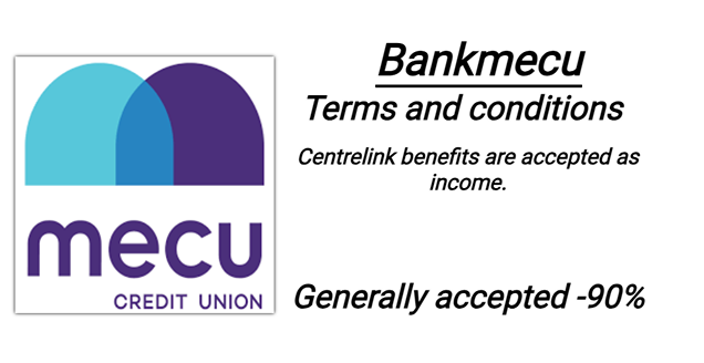 bankmecu terms and conditions centrelink benefits 1